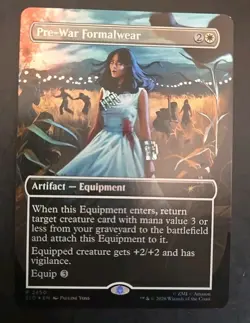 Pre-War Formalwear Secret Lair Drop: Fallout MTG Foil Near Mint - Image 1