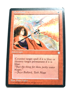 MTG: Pyroblast Ice Age Regular !~*NM HARD TO FIND*~! [will go fast] - Image 1