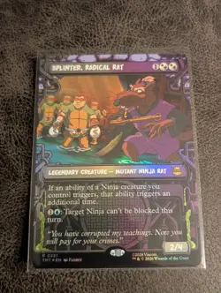 Splinter, Radical Rat (Showcase) Teenage Mutant Ninja Turtles Foil - Image 1