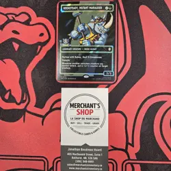 Rocksteady Mutant Marauder - BORDERLESS PIXEL ART SURGE FOIL NM MTG TMNT TMC 94 - Image 1