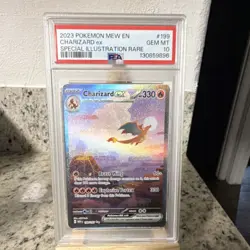 Pokemon Charizard ex Special Illustration Rare EX Holo 199/165 PSA 10 2023 - Image 1