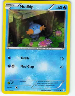 Mudkip - Holo - 33/160 Primal Clash - Pokemon TCG - 2015 - Image 1