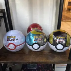 Pokemon TCG Pokeball Tins LOT of 4 Sealed Tins New Sealed - Image 1