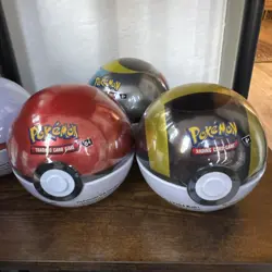 Pokemon TCG Pokeball Tins LOT of 4 Sealed Tins New Sealed - Image 3