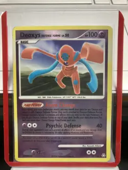 2008 Pokemon Deoxys Defense Forme 25/146 Legends Awakened Reverse Holo Used - Image 1