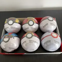 6 x Pokemon TCG Pokeball Tins - Pokeball Ball - 18 Booster Packs New & Sealed - Image 2
