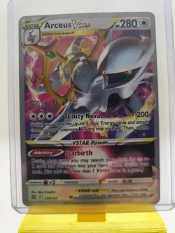 Arceus Vstar 123/172 2022 Pokemon World Championships Brilliant Stars MP - Image 1