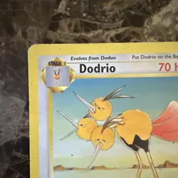 Pokemon TCG Dodrio Jungle 34/64 1st Edition Regular 70 HP Uncommon English - Image 3