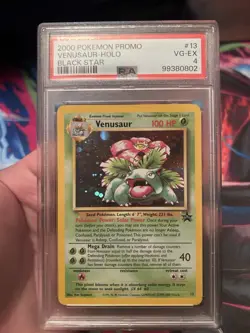 Pokemon Venusaur Black Star Promo Holo #13 PSA 4! - Image 1