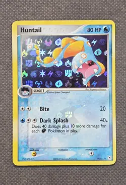 Pokemon TCG Huntail 19/101 EX Hidden Legends - Reverse Holo - 2004 Vintage - Image 1