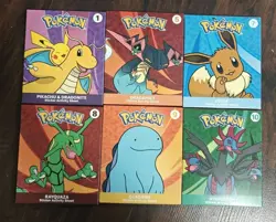 McDonald's Pokemon Happy Meal Sticker Pack 6 X Lot Dragonite Rayquaza Eevee - Image 1