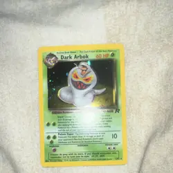 Pokemon Dark Arbok 2/82 Team Rocket Holo Rare 60 HP Snake English 2000 - Image 1