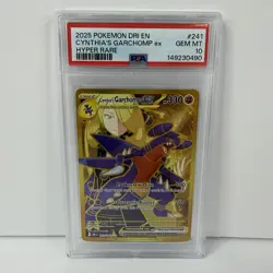 Cynthia's Garchomp ex 241 Pokemon Destined Rivals PSA 10 - Image 1