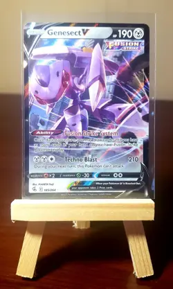 💿 Pokemon TCG 💿 Genesect V Ultra Rare - 185/264 - Fusion Strike 2021 | NM - Image 1