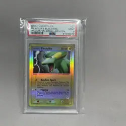 Pokemon - 2004 EX Team Magma Vs. Team Aqua - Electrike Reverse Holo 24/95 PSA 9 - Image 1