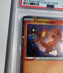 Charmander Promo #047 151 Poster Collec SVP EN Pokemon PSA 10 W/ 3 SWIRLS🌀🔥 - Image 5