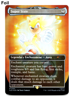 Super State (Rainbow Foil) [Secret Lair x Sonic] MTG SLD 2081 NM/M - Image 1