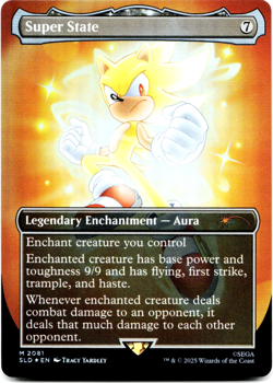 Super State (Rainbow Foil) [Secret Lair x Sonic] MTG SLD 2081 NM/M - Image 3