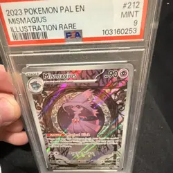 Pokemon Mismagius Illustration Rare Holo PSA 9 Sv02 Paldea Evolved 212/193 2023 - Image 1