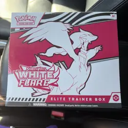 *NEW/SEALED* Pokemon TCG Scarlet & Violet White Flare Elite Trainer Box ETB - Image 1