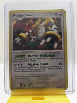 Pokemon TCG Regigigas 37/146 Legends Awakened Rare Damaged - Image 1