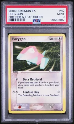 PSA 9 Pokemon 2004 Fire Red & Leaf Green Porygon 47/112 LOW POP ! 1 Of 20! - Image 1