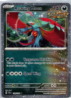 Pokemon TCG Roaring Moon 109/162 Temporal Forces Cosmos Holo NM - Image 1