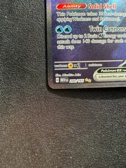 Pokemon Blastoise ex 200/165 Full Art Holo Special Illustration Rare Sv151 - Image 2