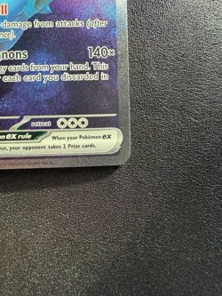 Pokemon Blastoise ex 200/165 Full Art Holo Special Illustration Rare Sv151 - Image 3