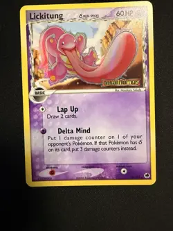 Pokemon TCG Lickitung Delta Species Reverse Holo 19/101 Dragon Frontiers NM - Image 1
