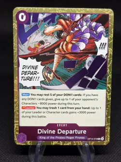 One Piece TCG - Divine Departure OP13-076 Rare (R) - Carrying on his Will - Image 1