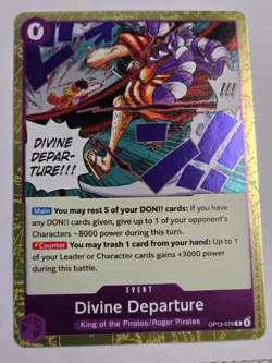 Divine Departure R FOIL-OP13 - Carrying His Will - One Piece - Image 1