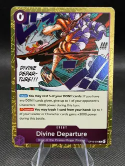 Divine Departure OP13-076 (R) Carrying on His Will One Piece TCG - Image 1