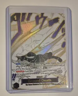Ground Death (Alternate Art) OP14-096 The Azure Sea's Seven Foil One Piece - Image 1