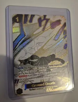 Ground Death (Alternate Art) OP14-096 The Azure Sea's Seven Foil One Piece - Image 3