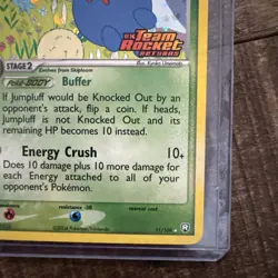 Jumpluff 11/109 EX Team Rocket Returns Stamped Reverse Holo Pokemon Card - Image 4