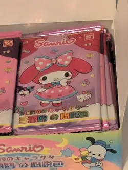 Hello Kitty Kuromi Sanrio Trading Cards Booster Box 32 Packs Anime Sealed -NIB - Image 4