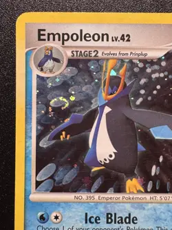 Empoleon 4/130 Diamond & Pearl Pokemon Card Holo Foil Rare Swirl LP - Image 3