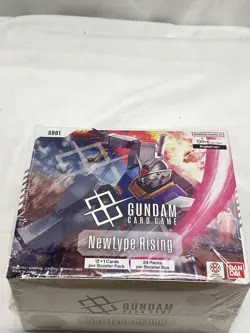 Bandai Gundam Card Game: Newtype Rising Booster Box (GD01) Sealed New - Image 3