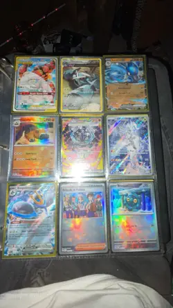 Pokemon TCG Card Binder Lot EX GX V VSTAR Holo Foil Charizard Pikachu Raikou - Image 4