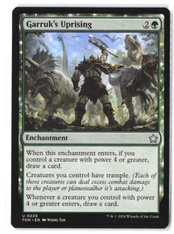 Garruk's Uprising #220 Foundations NM - Image 1