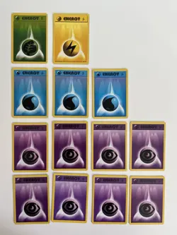 Pokemon TCG Base Set 2 Energy Lot - 13 cards - LP - Image 1