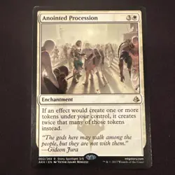 Magic: The Gathering Amonkhet Annointed Procession Card Near Mint Condition - Image 1