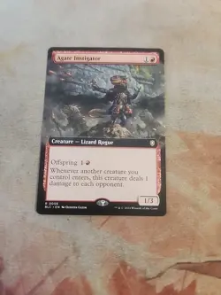 Agate Instigator Extended Art Commander Bloomburrow MTG NM - Image 1