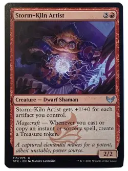 Magic the Gathering Strixhaven School of Mages MTG Storm-Kiln Artist NM/M - Image 1