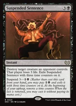1x Suspended Sentence NM Eng MTG - Duskmourn Commander - Image 1