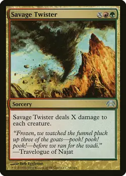 1x Savage Twister - NM English MTG - Planechase - Image 1