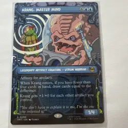 MTG Krang, Master Mind - Showcase, NM-Mint, English Teenage Mutant Ninja Turtles - Image 1