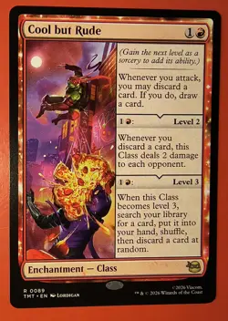 MTG, COOL BUT RUDE, 0089, RARE, NM, TMT, REGULAR FINISH - Image 1