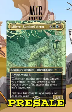 Miirym Sentinel Wyrm PRESALE🔥 Borderless NonFOIL 🔥 MTG D&D Secret Lair NM 2500 - Image 1